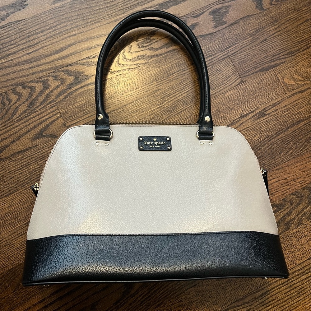 Kate Spade Black and Cream Tote